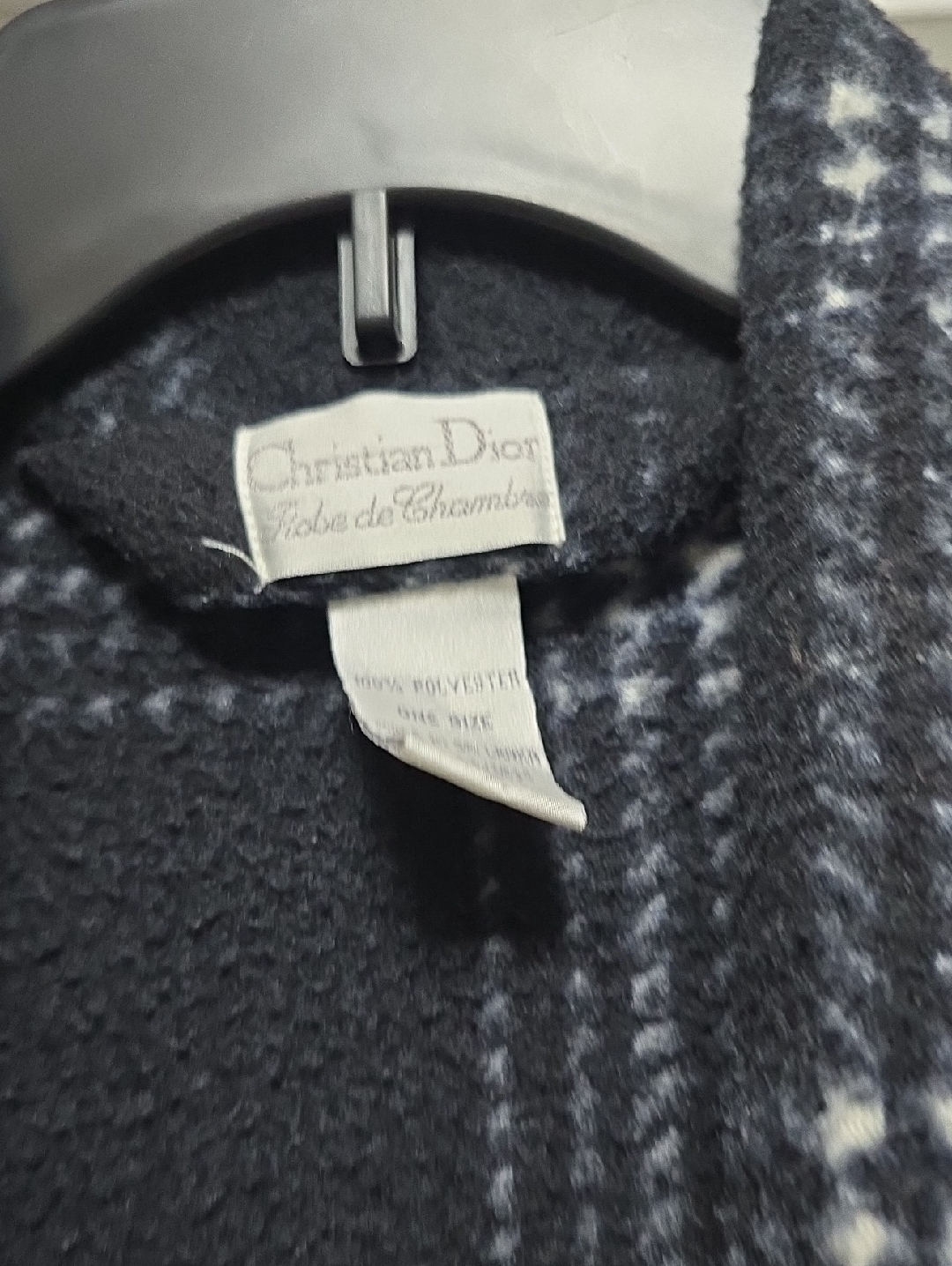 Dior Men's Black And White Checked Wool-Blend Blazer
